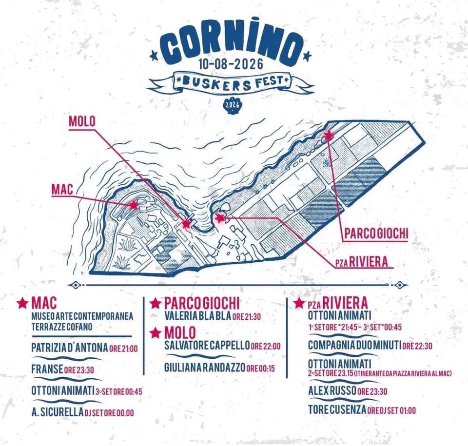 Custonaci, debutta il Cornino Buskers Fest: domani dodici spettacoli tra mare e piazze