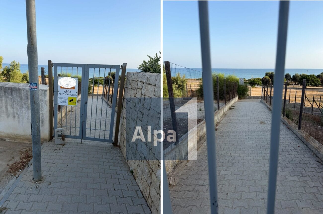 Alcamo. Blitz di ControCorrente per un’accesso al mare chiuso da un cancello (Intervista)