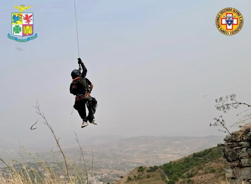 Monte Erice, turista colto da malore salvato con l’elicottero