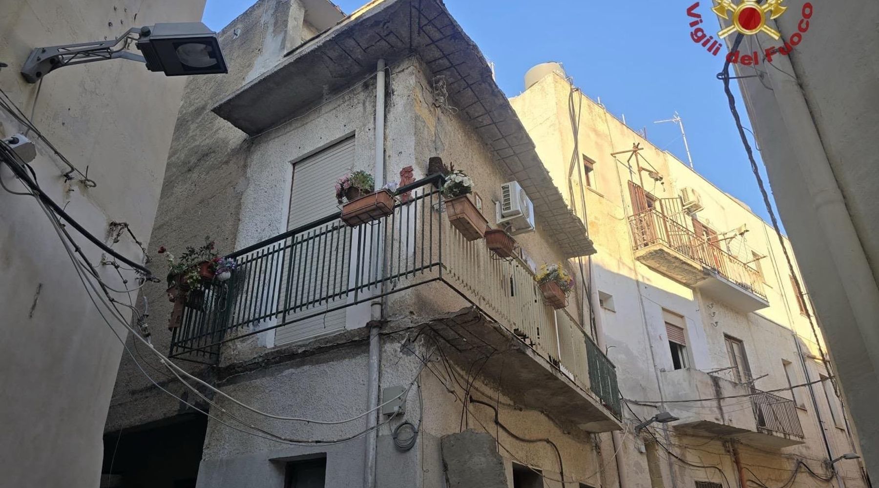 Mazara del Vallo, crolla il balcone: muore una 86enne
