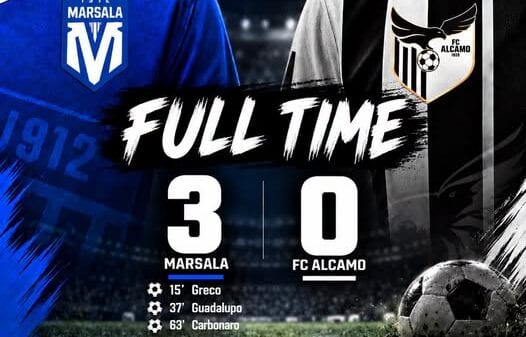 Calcio. Al Marsala il “derby del vino”. Alcamo battuta 3-0