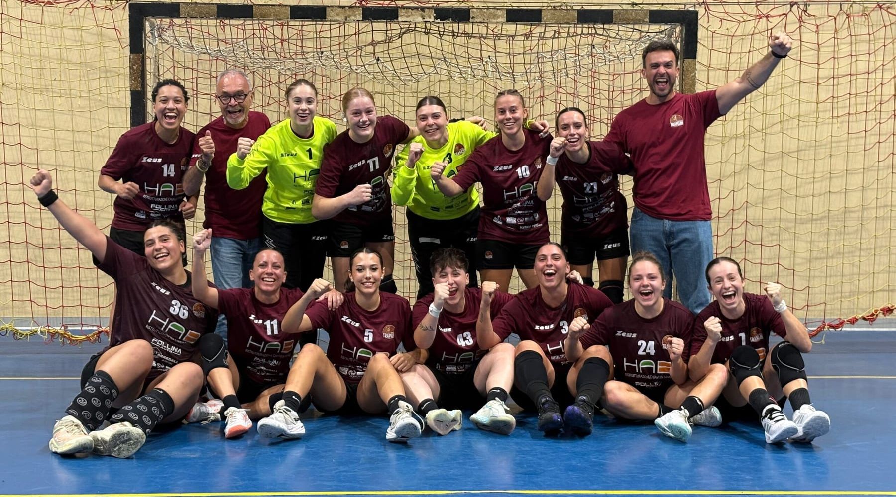 Prima storica vittoria in A1 per la Handball Trapani