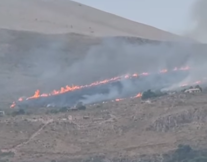Incendio ai Visicari, fiamme domate dopo un’ora