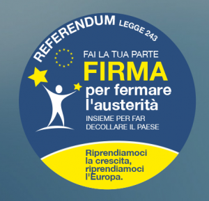 Referendum contro austerity: raccolta firme anche ad Alcamo