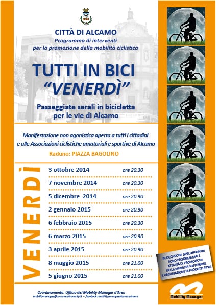 Alcamo, "Tutti in bici": il calendario delle passeggiate