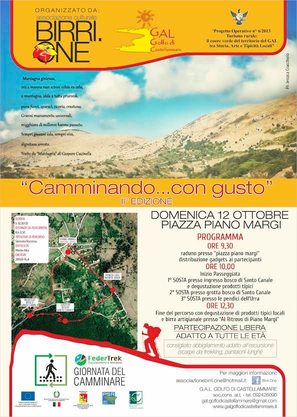 Cinisi, "Camminando...con gusto" tra passeggiate degustazioni