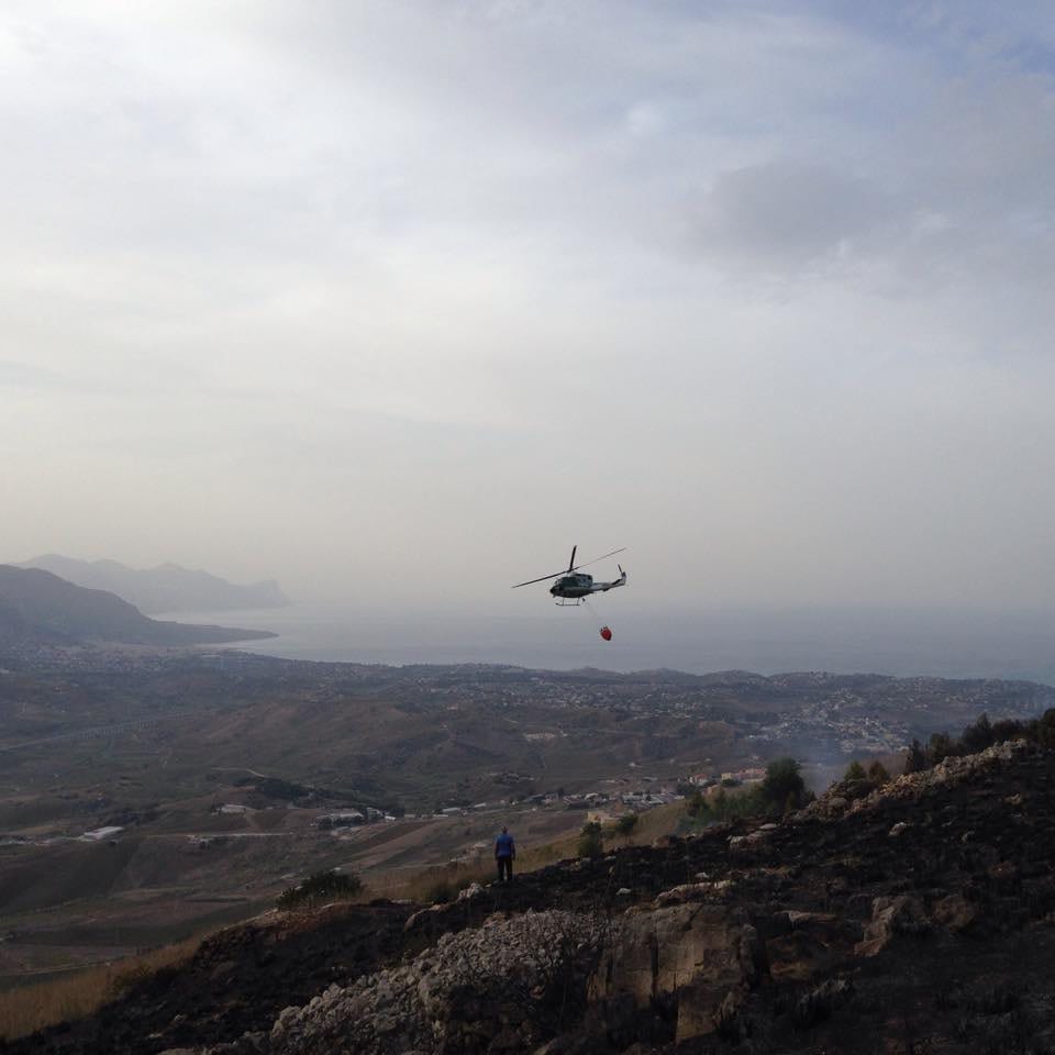 Alcamo, incendio Monte Bonifato all’esame della Procura