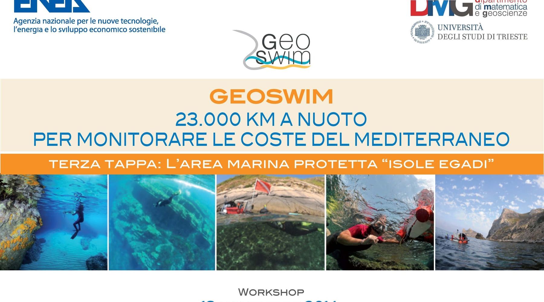 Roma: workshop “GEOSWIM, l’Area Marina Protetta Isole Egadi”