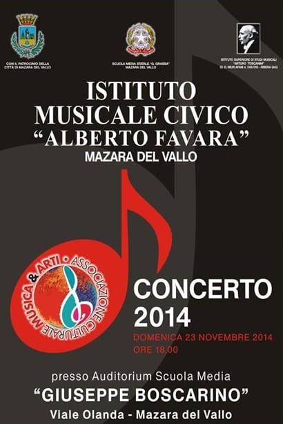 Mazara: Concerto dell’Istituto Musicale ‘Alberto Favara’