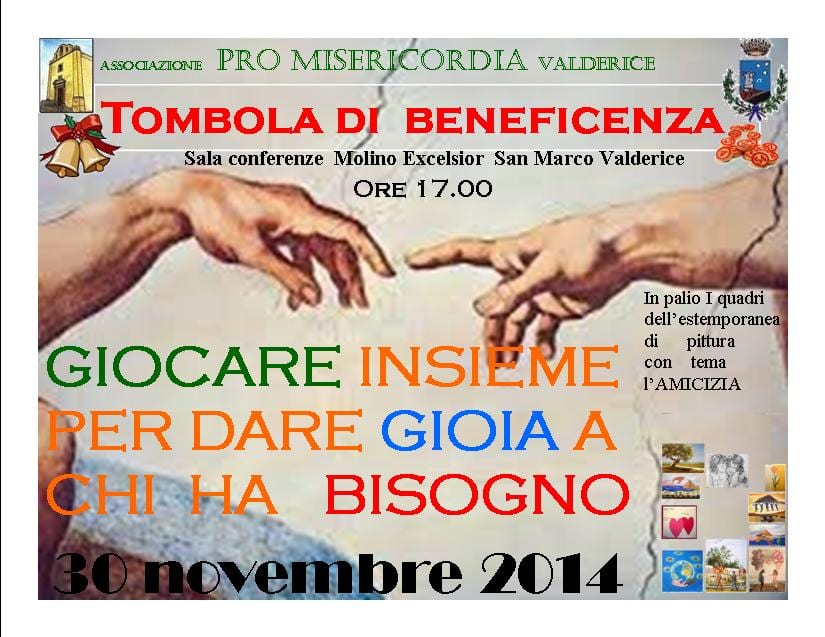 Valderice: Tombola di beneficenza