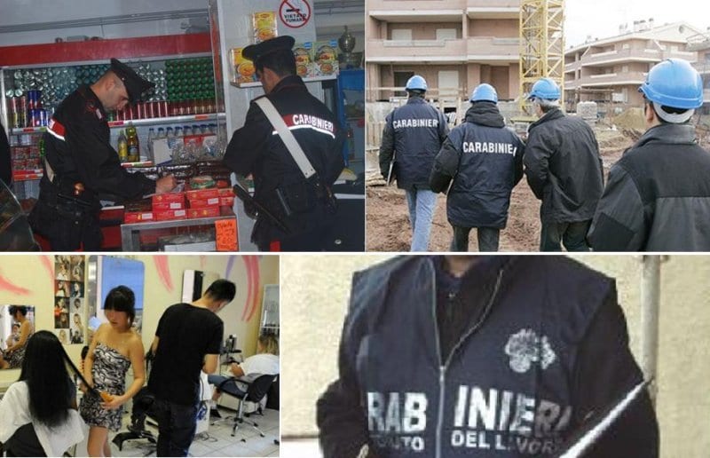 Lavoro nero: 33 ispezioni e 8 imprese sospese, una ad Alcamo