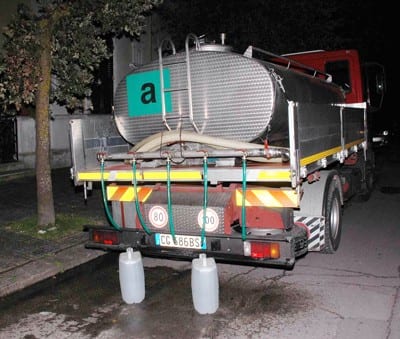 Mazara, disagi idrici: servizio autobotti del Comune