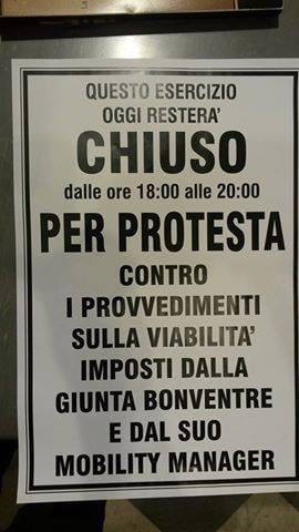 Alcamo: nuova viabilità, serrata dei commercianti