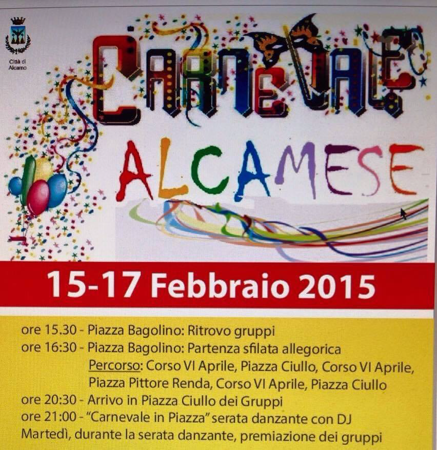 Alcamo, sfilata dei carri per Carnevale