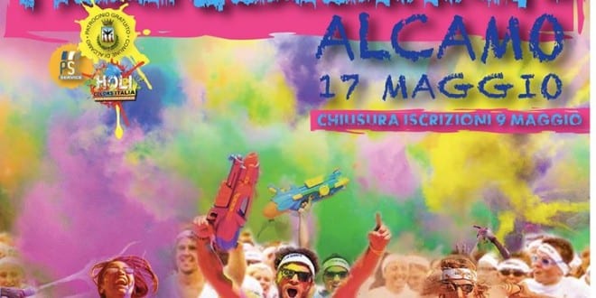 Arriva ad Alcamo la Holi Color Run, l’evento più colorato del mondo.