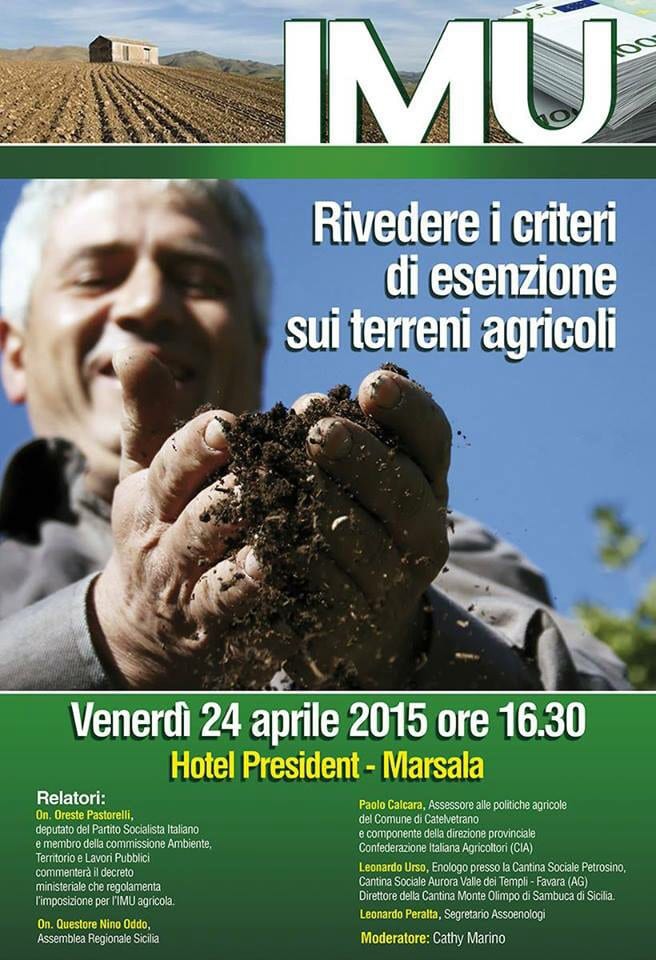Imu agricola, convegno a Marsala