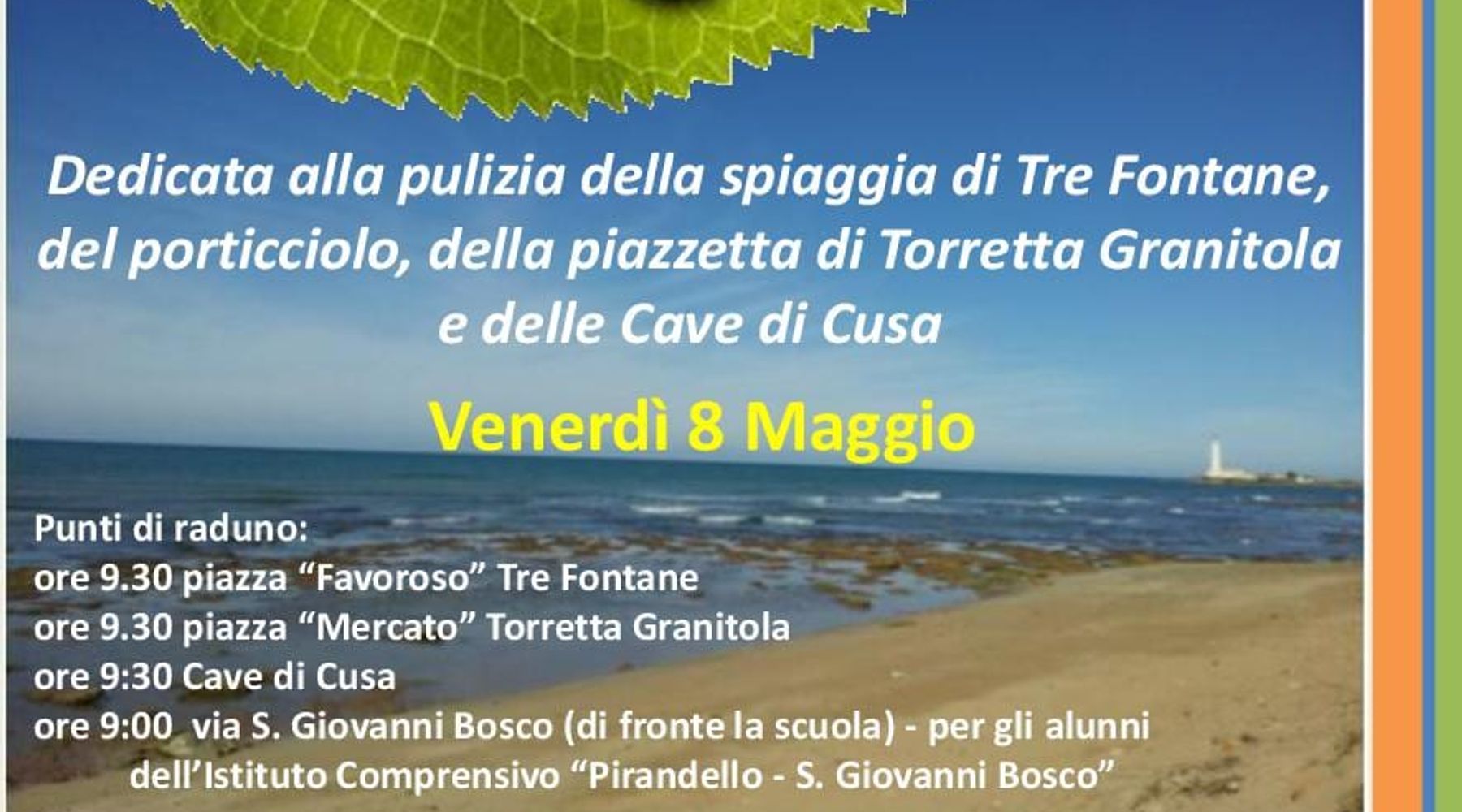 Campobelllo Di Mazara: l’8 maggio Giornata ecologica