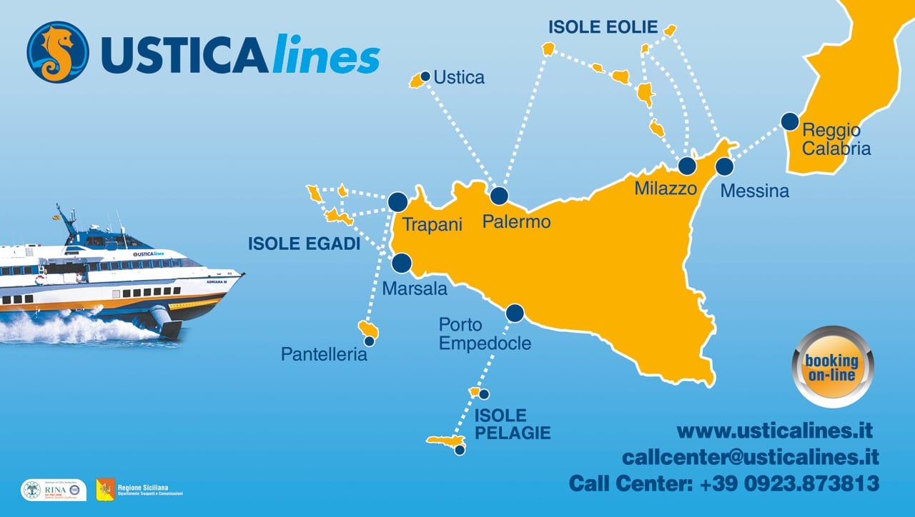Trapani: l'Ustica lines sospende i collegamenti