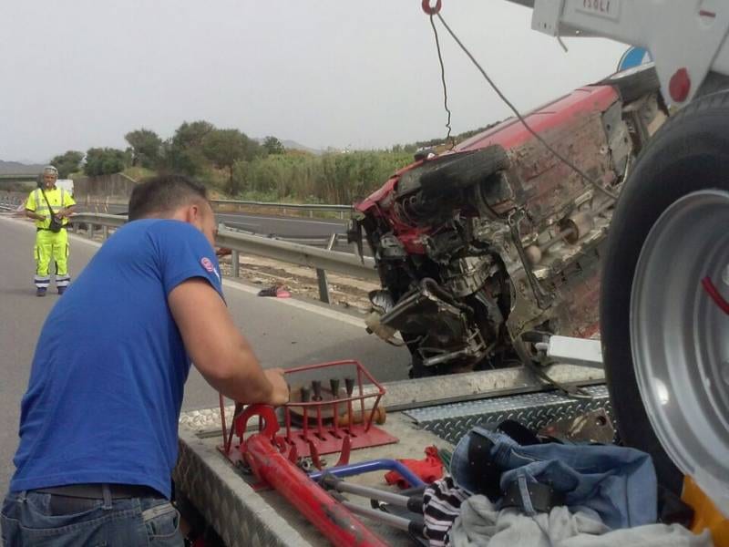 Incidente stradale sulla A29.