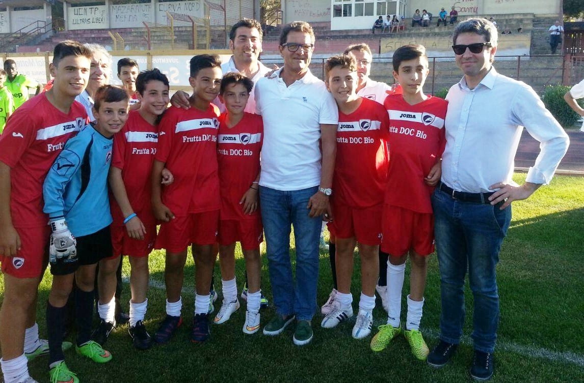 Torneo calcio giovanile a Salemi, Capello ospite d'eccezione