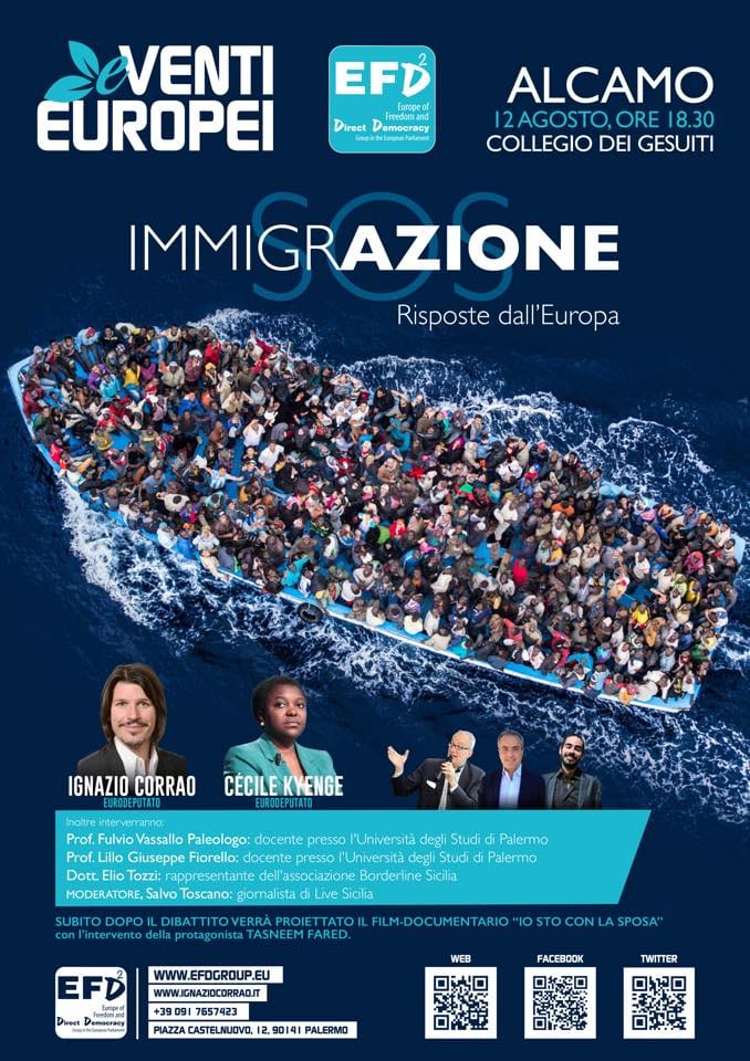 Alcamo:“SOS Immigrazione”. L’eurodeputato M5S chiama a raccolta esperti e legislatori in Sicilia
