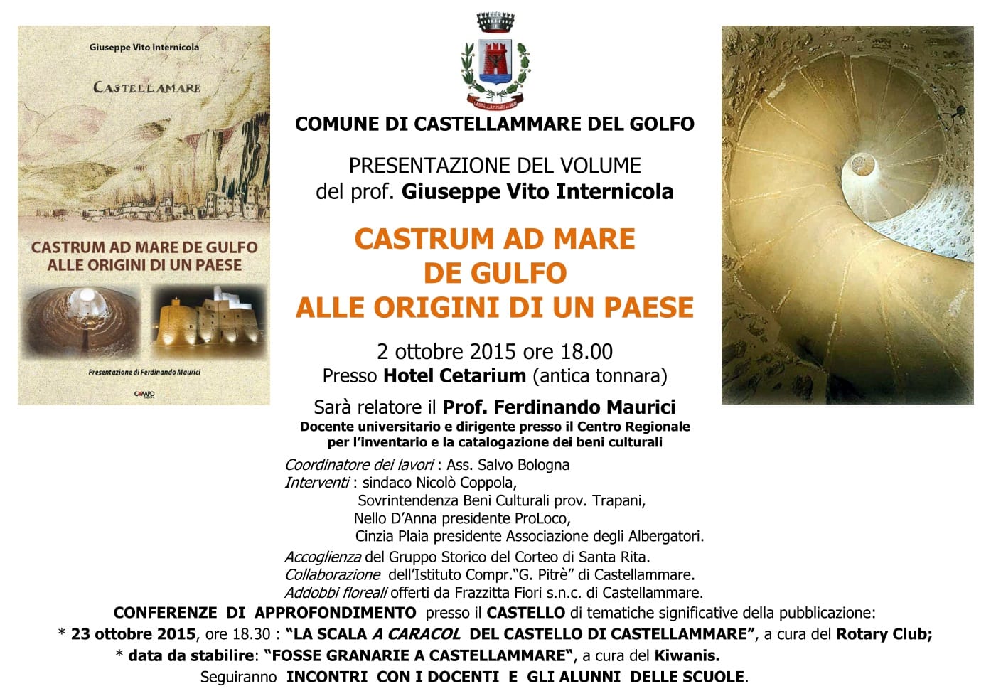 Le origini di Castellammare del Golfo in un libro del prof. Internicola
