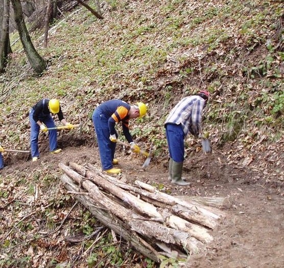 Monte Bonifato, lavori di manutenzione della Forestale in contrada Fastuchera