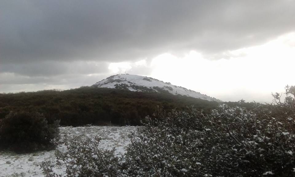 Neve a Borgetto e Castellammare del Golfo, durerà poco