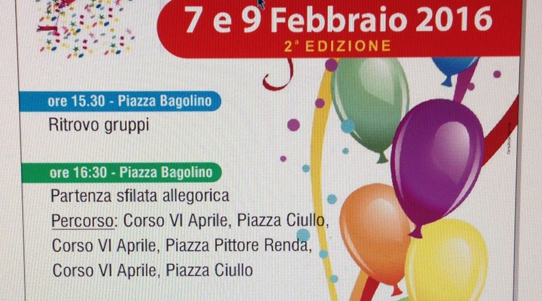 Carnevale-Festeggiamenti ad Alcamo e a Castellammare del Golfo