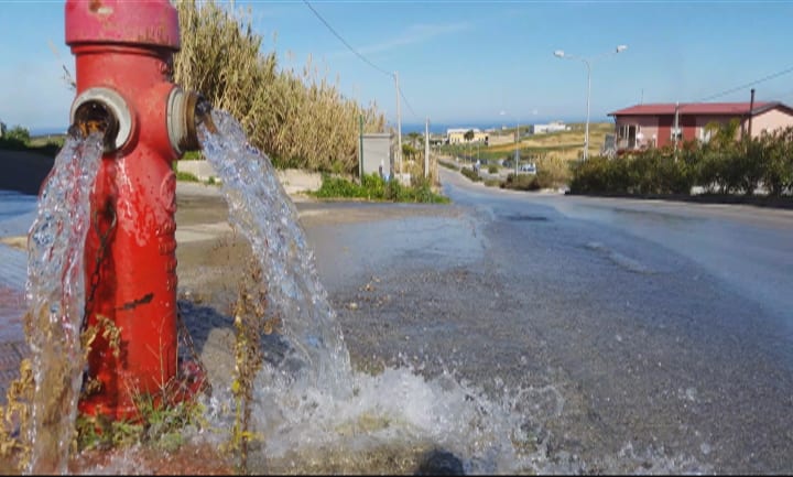 Alcamo-Centinaia le perdite di acqua sul territorio