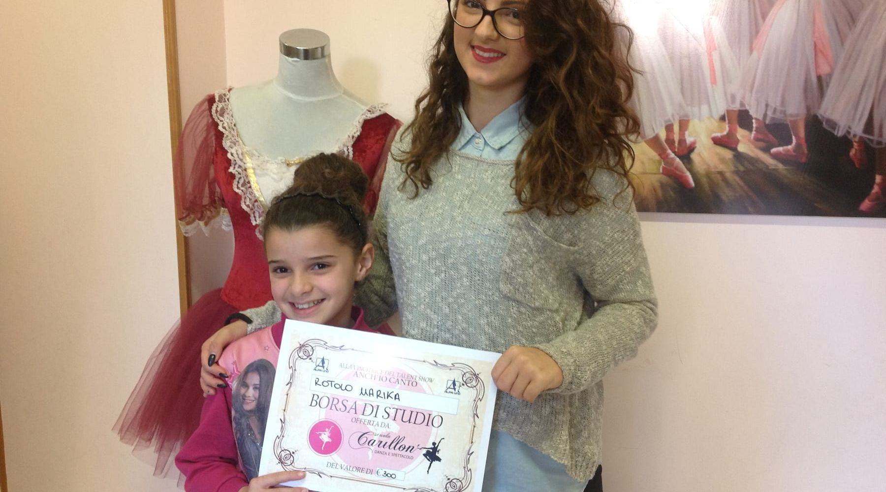 Alcamo: consegnate borse di studio alle vincitrici del Talent "Anch'io Canto"