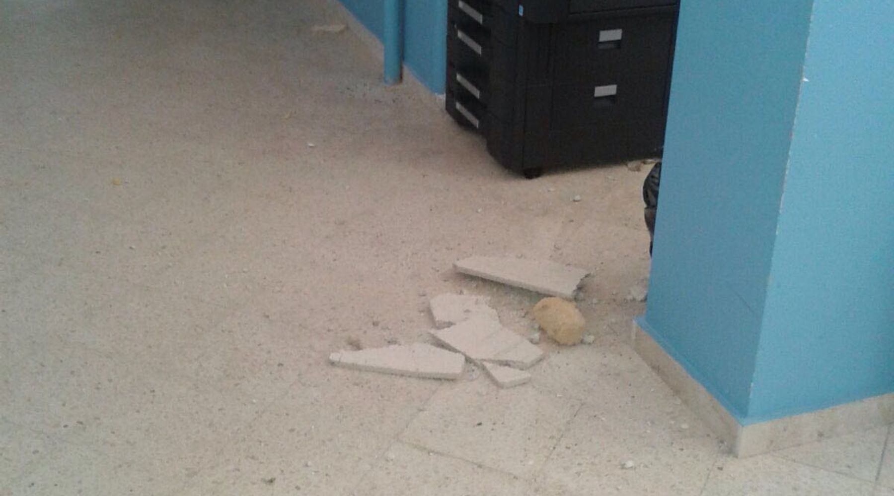 Alcamo-Crolla intonaco da scuola “Pirandello”, evacuato 1° piano