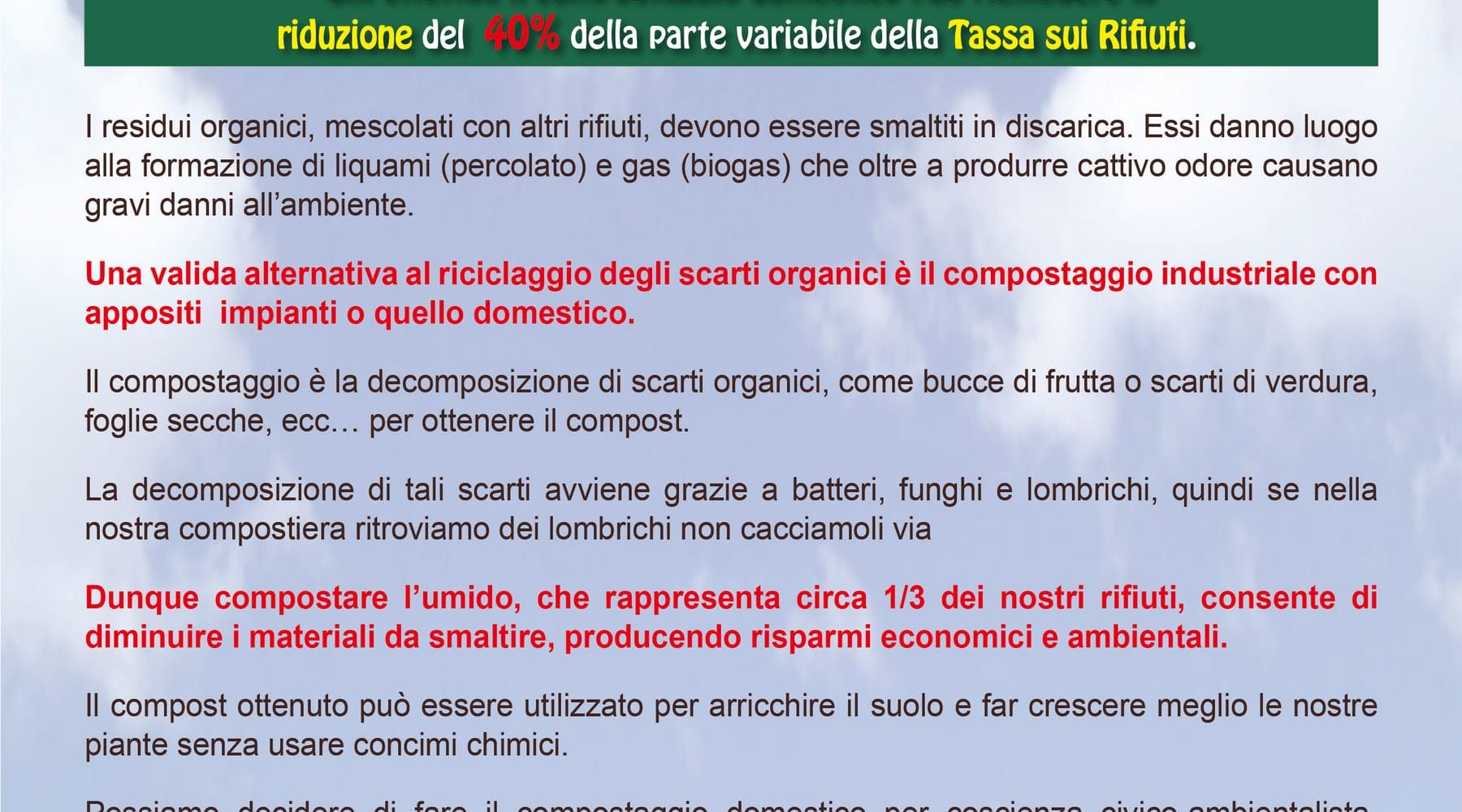 Alcamo, incontro sul compostaggio domestico