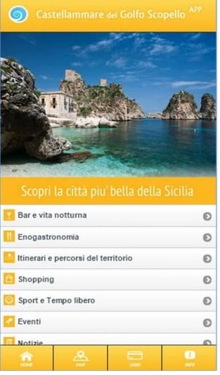 Castellammare del Golfo-Un'app per il turismo e per i servizi