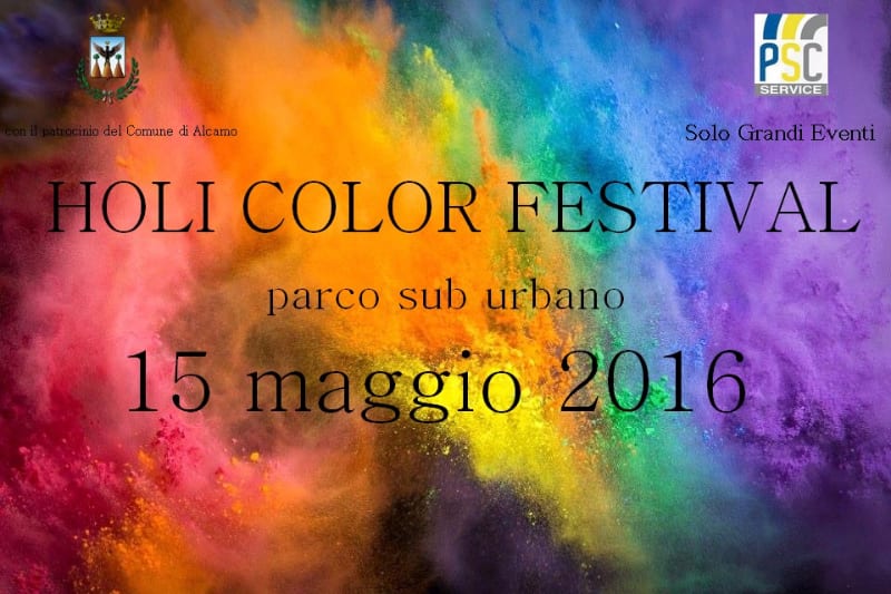 Alcamo-Torna l’Holi Color Festival, festa dei colori e dell’integrazione