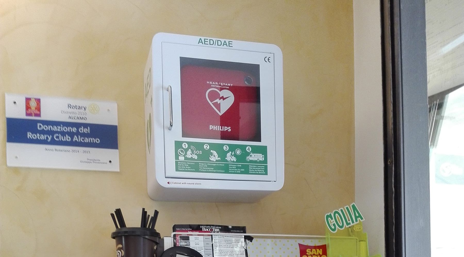 Alcamo-Il Rotary dona un defibrillatore alla città
