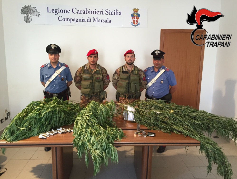 Marsala e Petrosino-Detenzione a fini di spaccio, 2 arresti