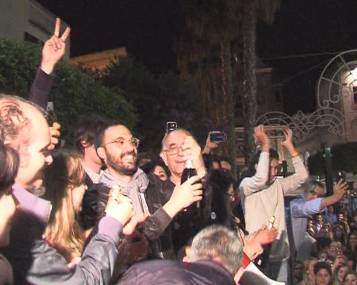 Alcamo-Notte di festeggiamenti per il neosindaco Domenico Surdi