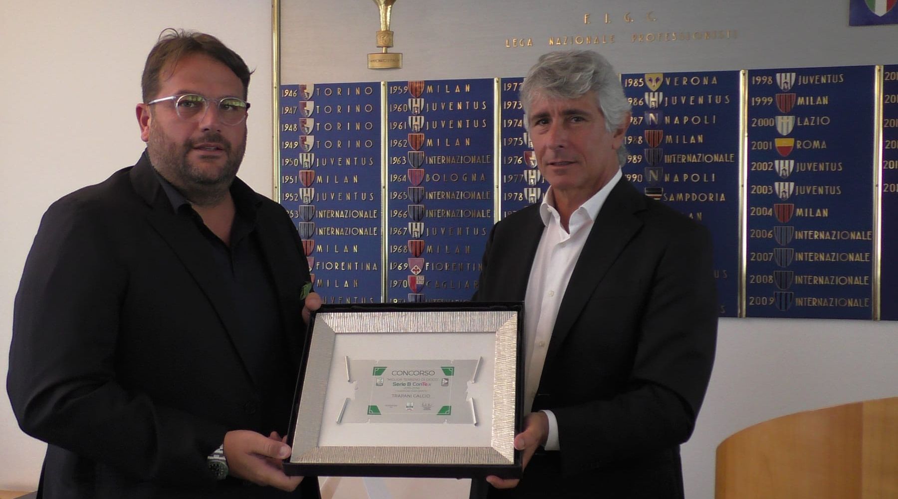 Trapani-Premio miglior campo in erba sintetica