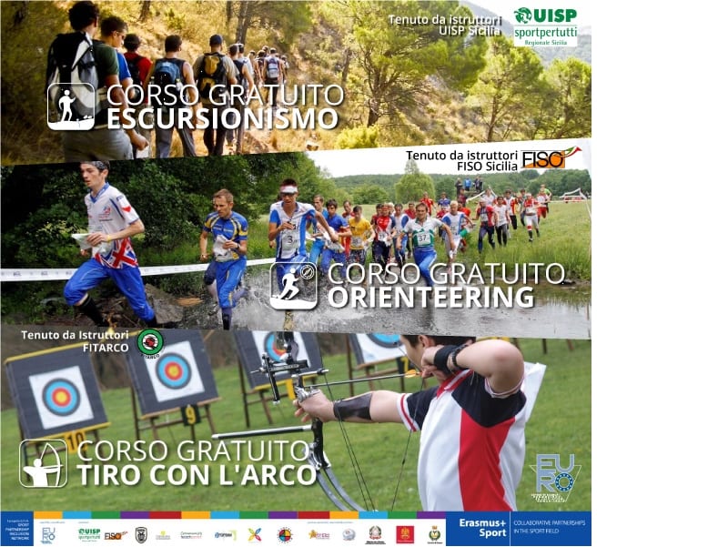 Alcamo-Tiro con l'arco, Orienteering, Escursionismo: aperte iscrizioni a corsi gratuiti