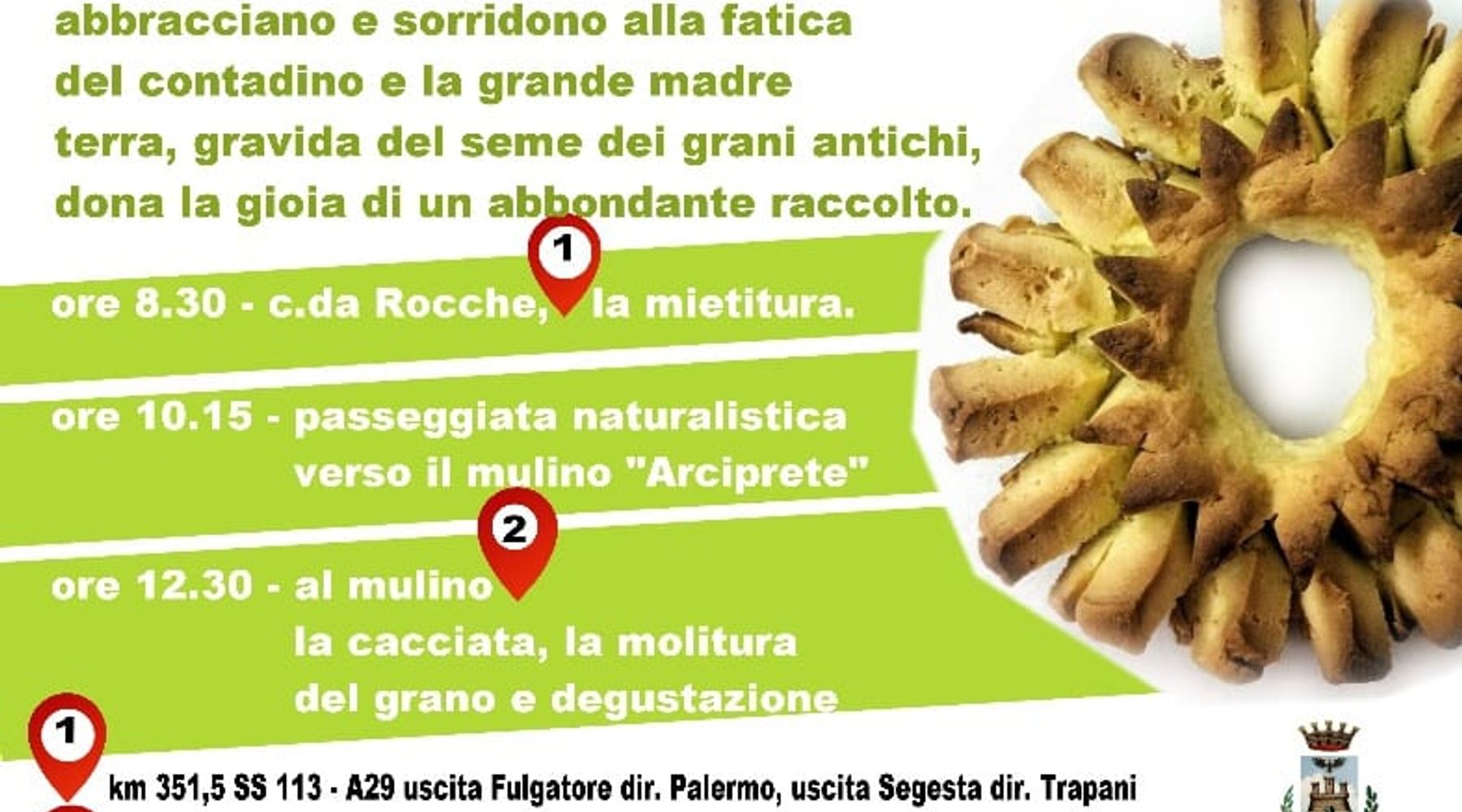 Calatafimi-Segesta, "Il sorriso di Demetra": dal lavoro nei campi alla cucina tipica