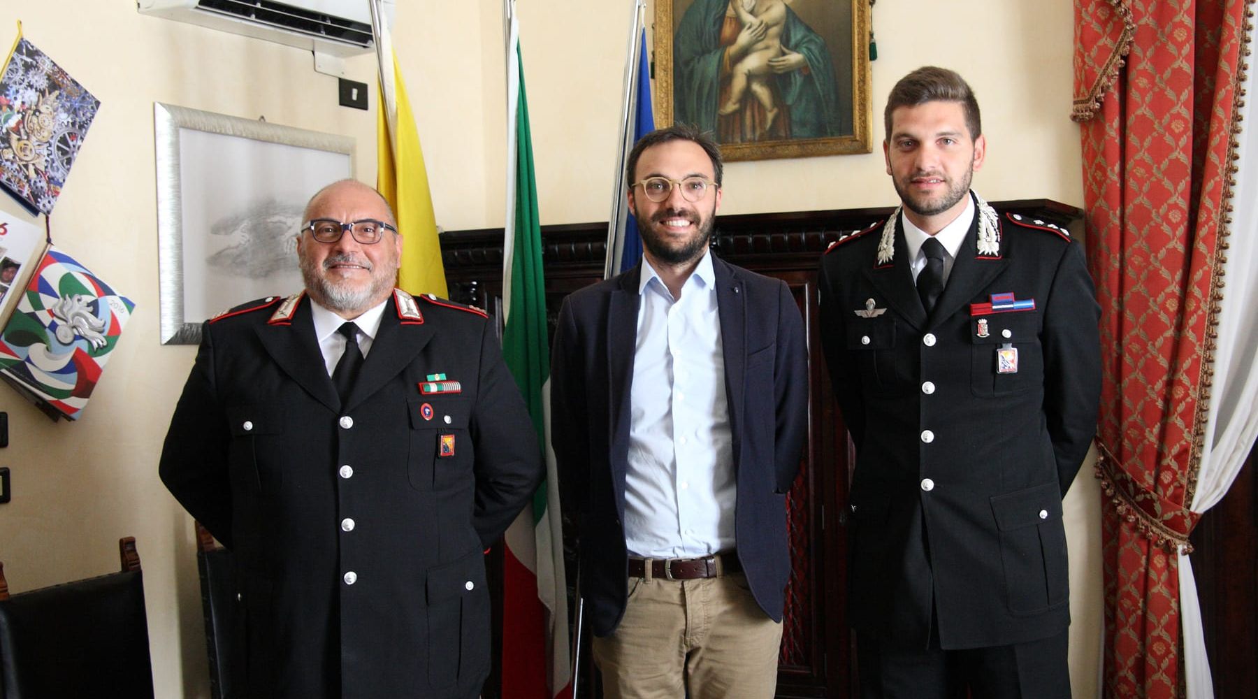 Alcamo-Il sindaco incontra il comandante della Compagnia dei carabinieri