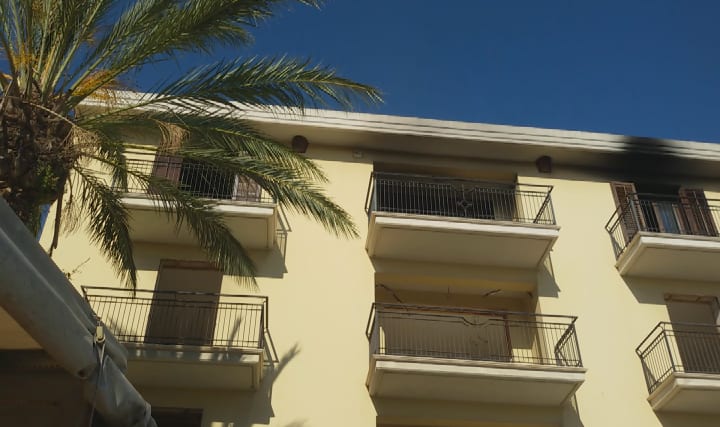 Castellammare del Golfo-A fuoco la casa del boss Saracino: “Corto circuito”