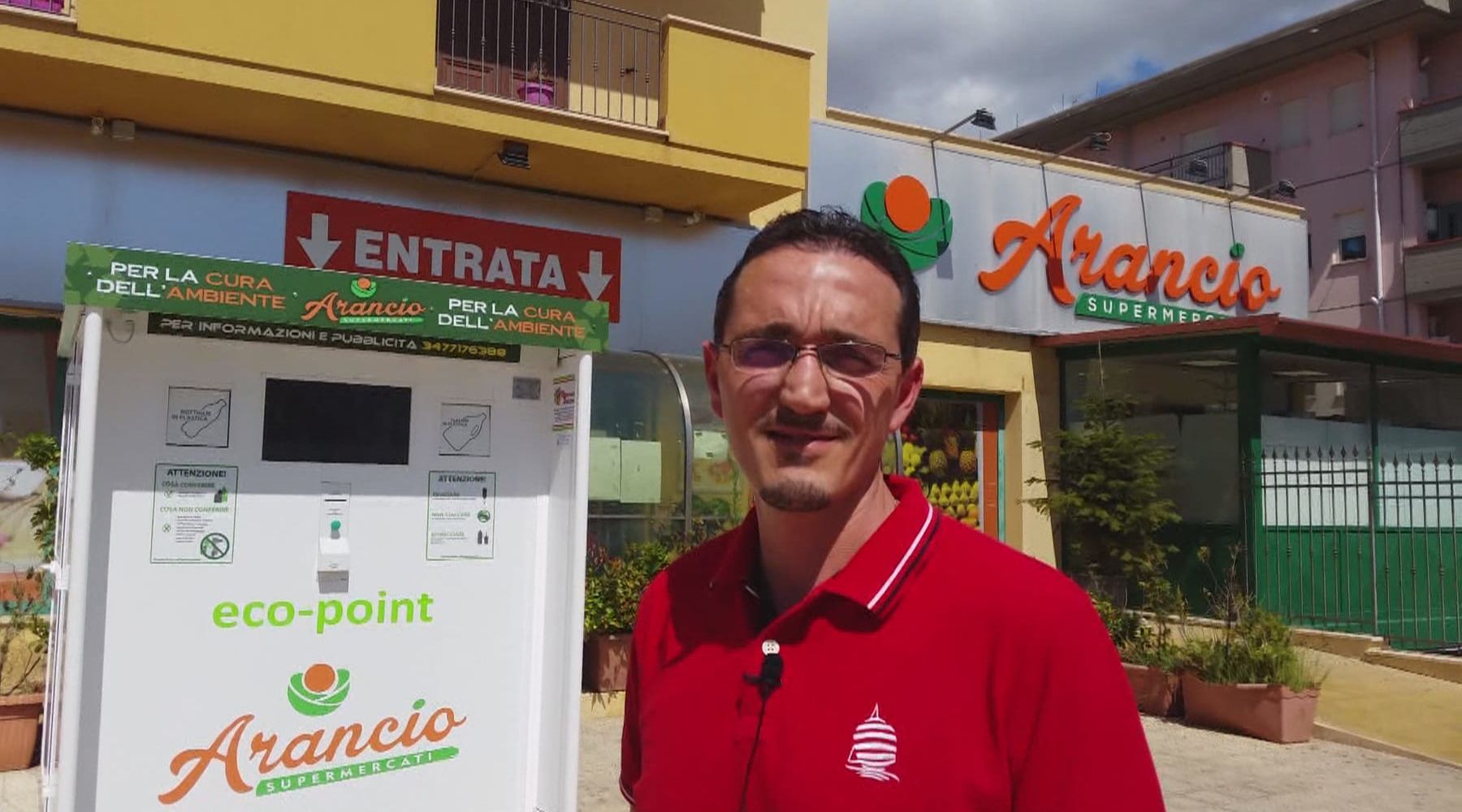 Inaugurato Eco-point a Partinico: riciclo plastica per buoni spesa