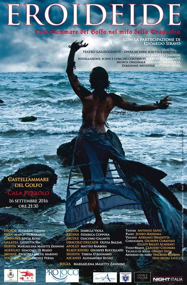 CASTELLAMMARE DEL GOLFO-Stasera "Eroideide", la prima nazionale