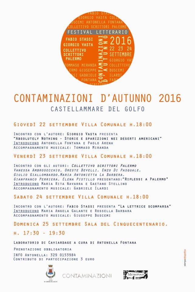 C/mare del Golfo-Al via il festival letterario “Contaminazioni d’autunno”