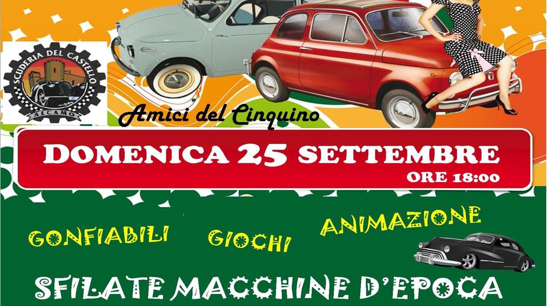 C/mare del Golfo-Raduno di macchine d'epoca in piazza Petrolo