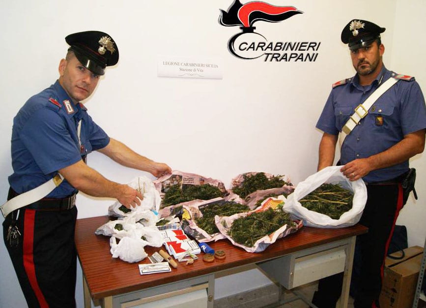 Vita-Oltre1,5 kg di marijuana in casa, un arresto