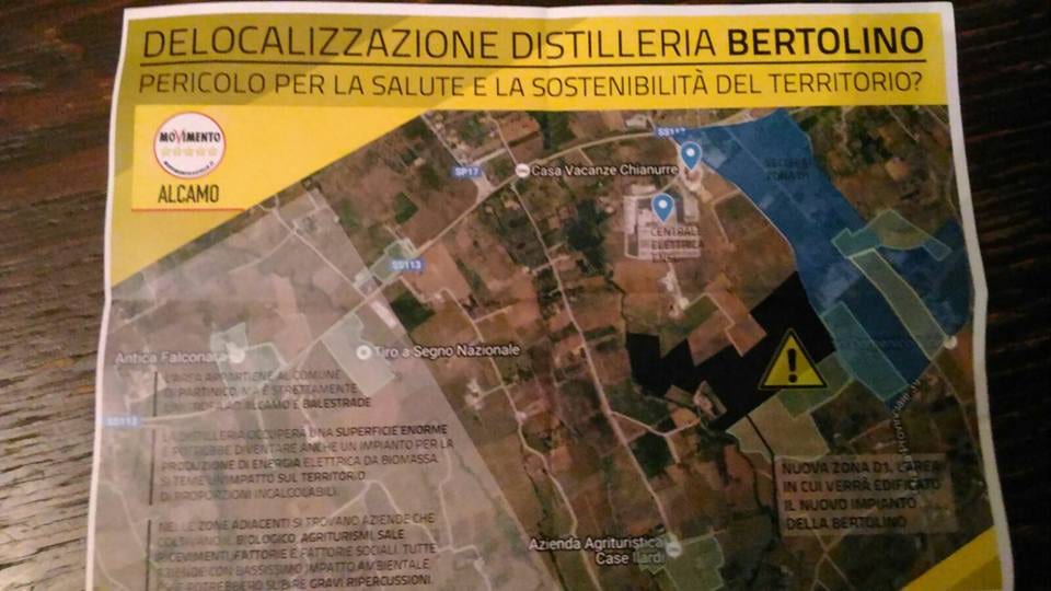Delocalizzazione distilleria Bertolino: ipotesi azione legale da Partinico, Alcamo e Balestrate
