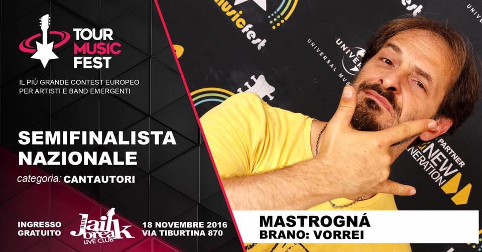 Alcamo-Mastrognà alle semifinali del Tour Music Fest di Roma